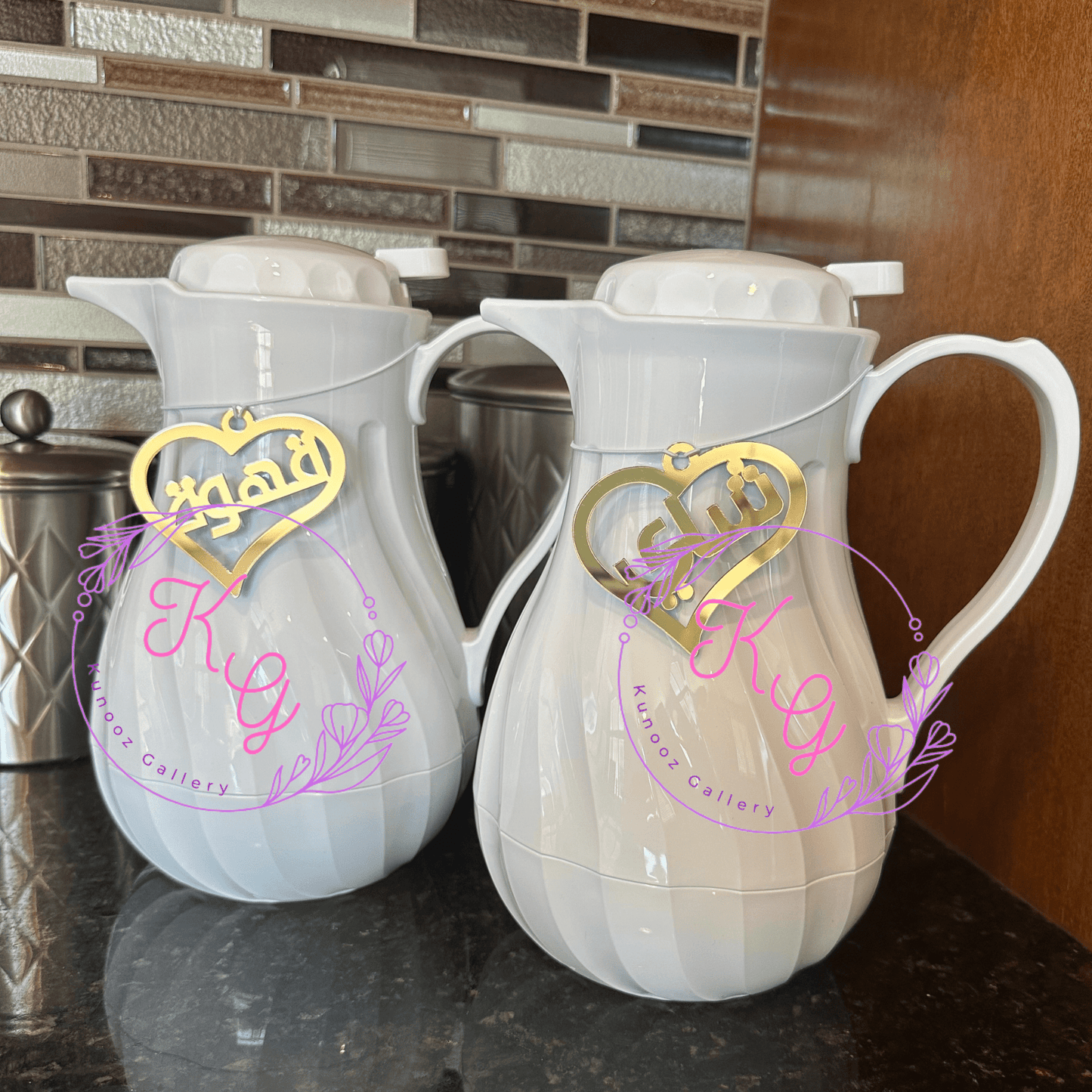 Acrylic Coffee & Tea Dallah Charms - Kunooz Gallery -