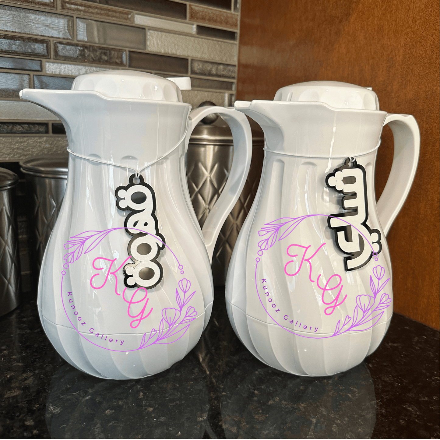 Acrylic Coffee & Tea Dallah Charms - Kunooz Gallery -