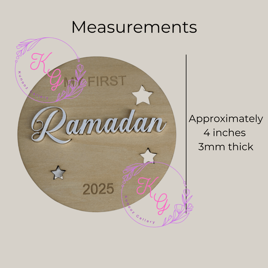 My First Ramadan My First Eid Baby Plaque - Kunooz Gallery -