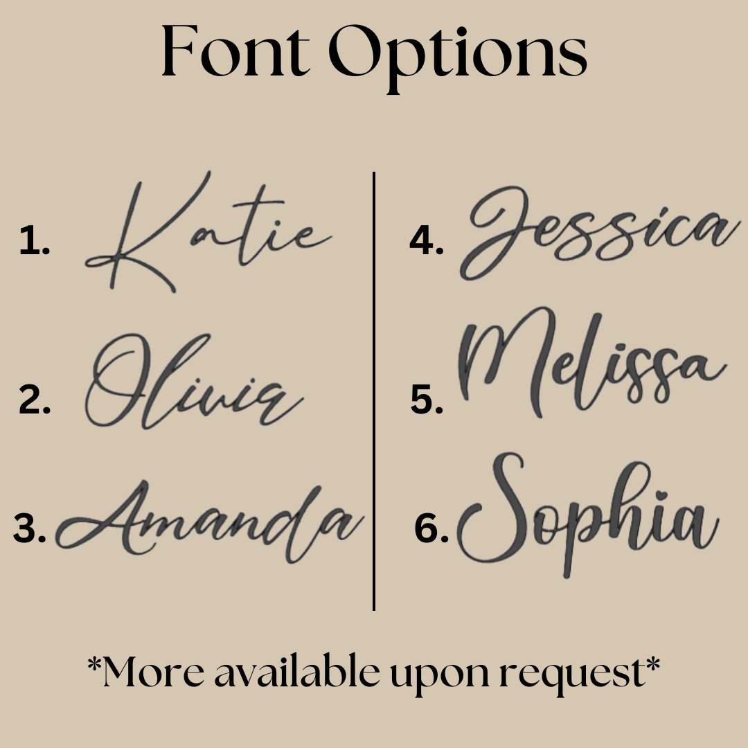 Personalized Frosted Acrylic Name Tags - Kunooz Gallery -