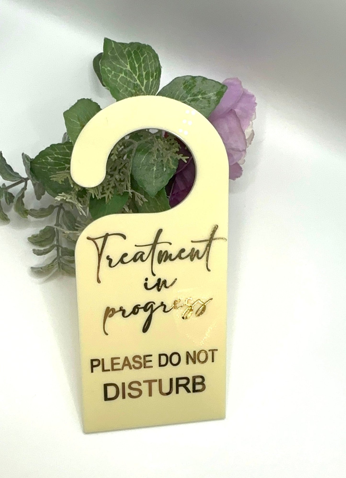 Salon Spa Treatment in Progress Door Sign - Kunooz Gallery -