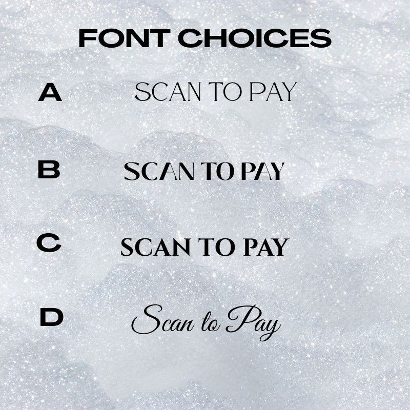 Custom QR Code Acrylic Signs