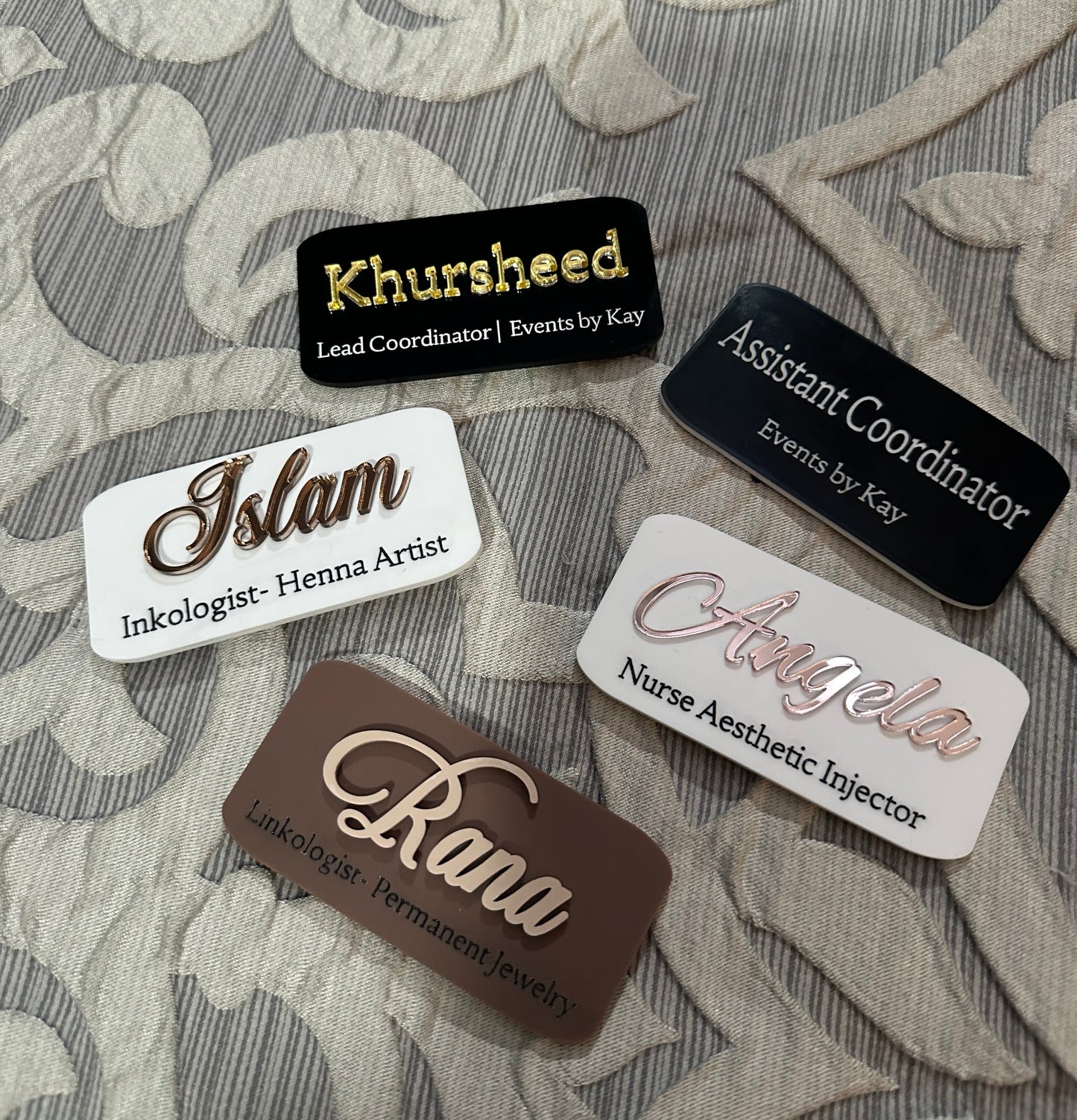 Magnetic Acrylic Name Tags