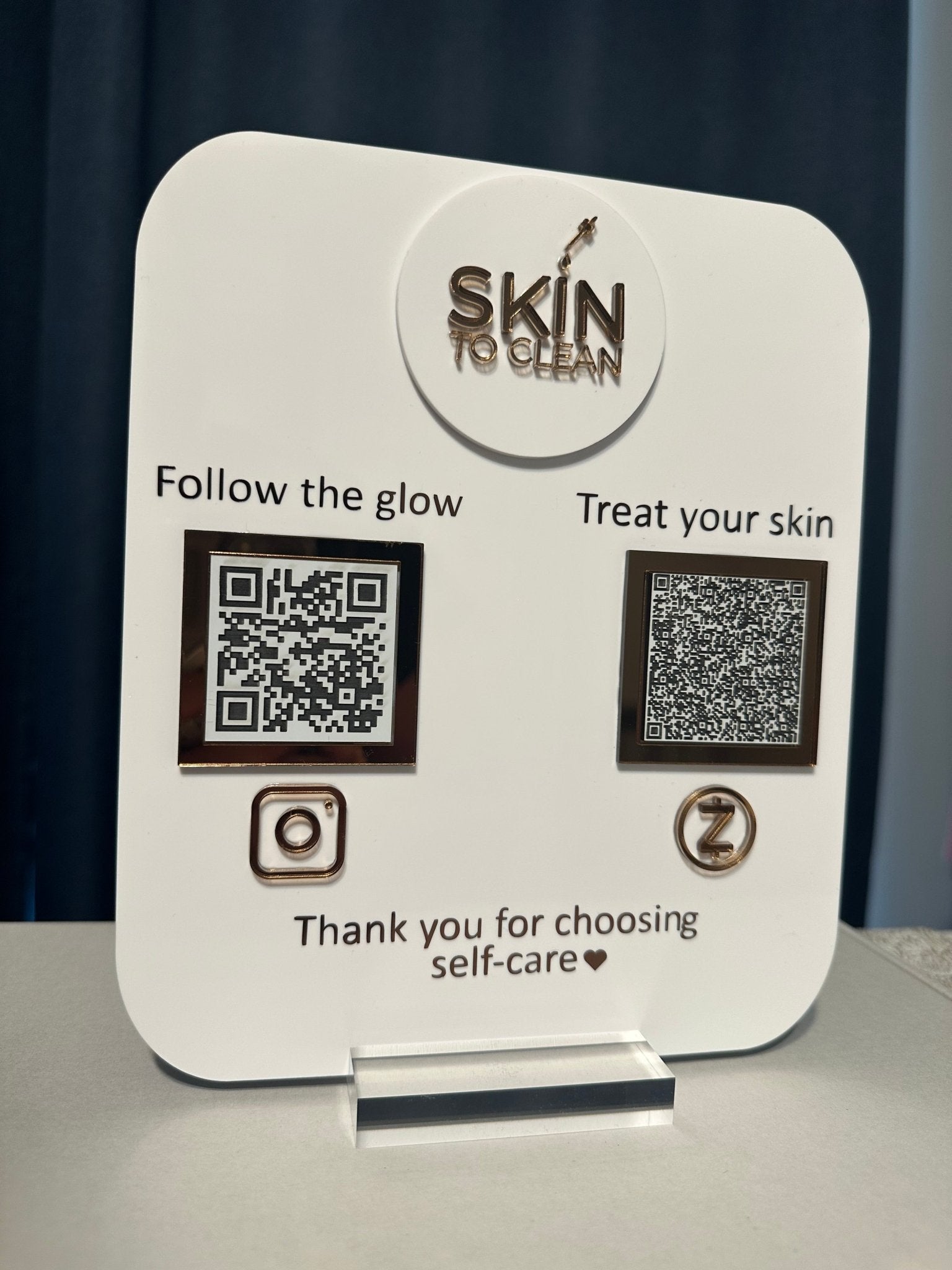 Business QR Code Social Media and Payment Sign - Kunooz Gallery - 