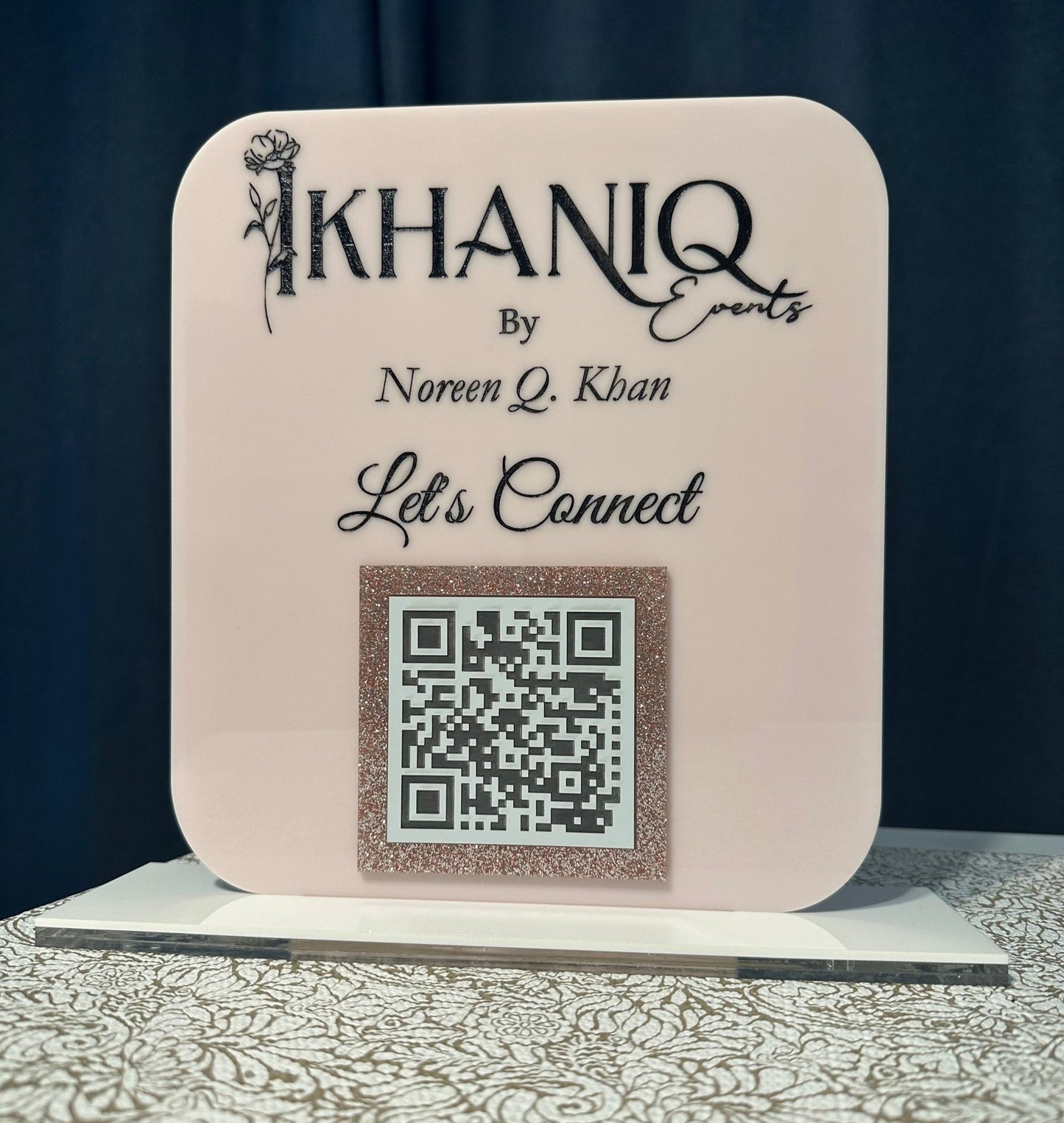 Custom QR Code Acrylic Signs - Kunooz Gallery - 