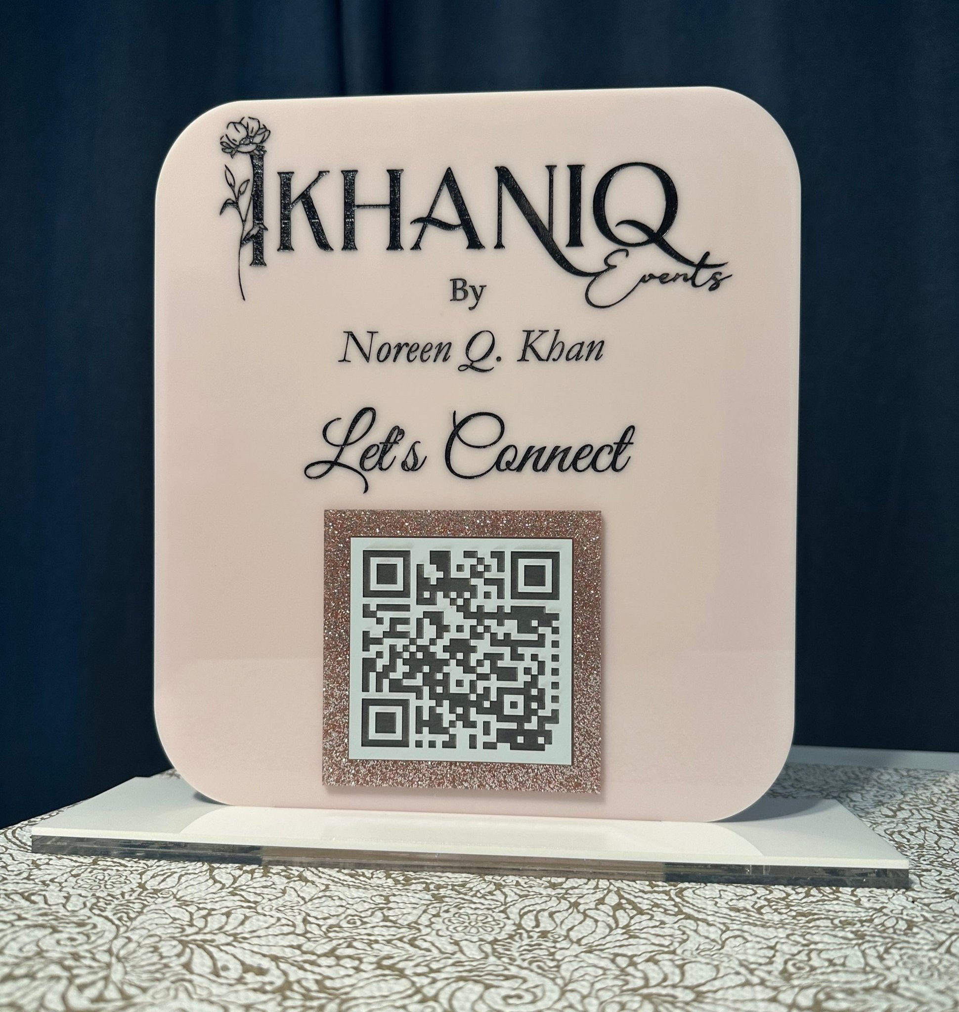 Custom QR Code Acrylic Signs - Kunooz Gallery - 
