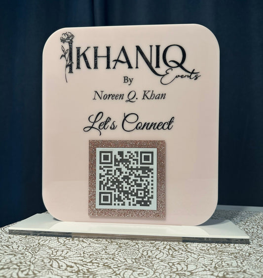Custom QR Code Acrylic Signs - Kunooz Gallery - 
