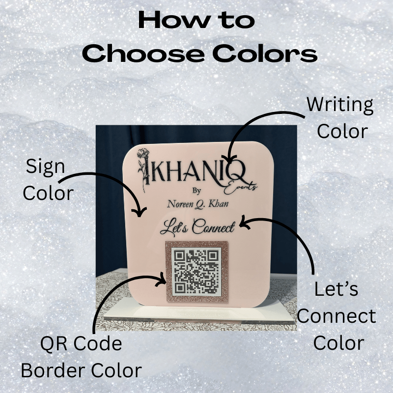 Custom QR Code Acrylic Signs - Kunooz Gallery - 