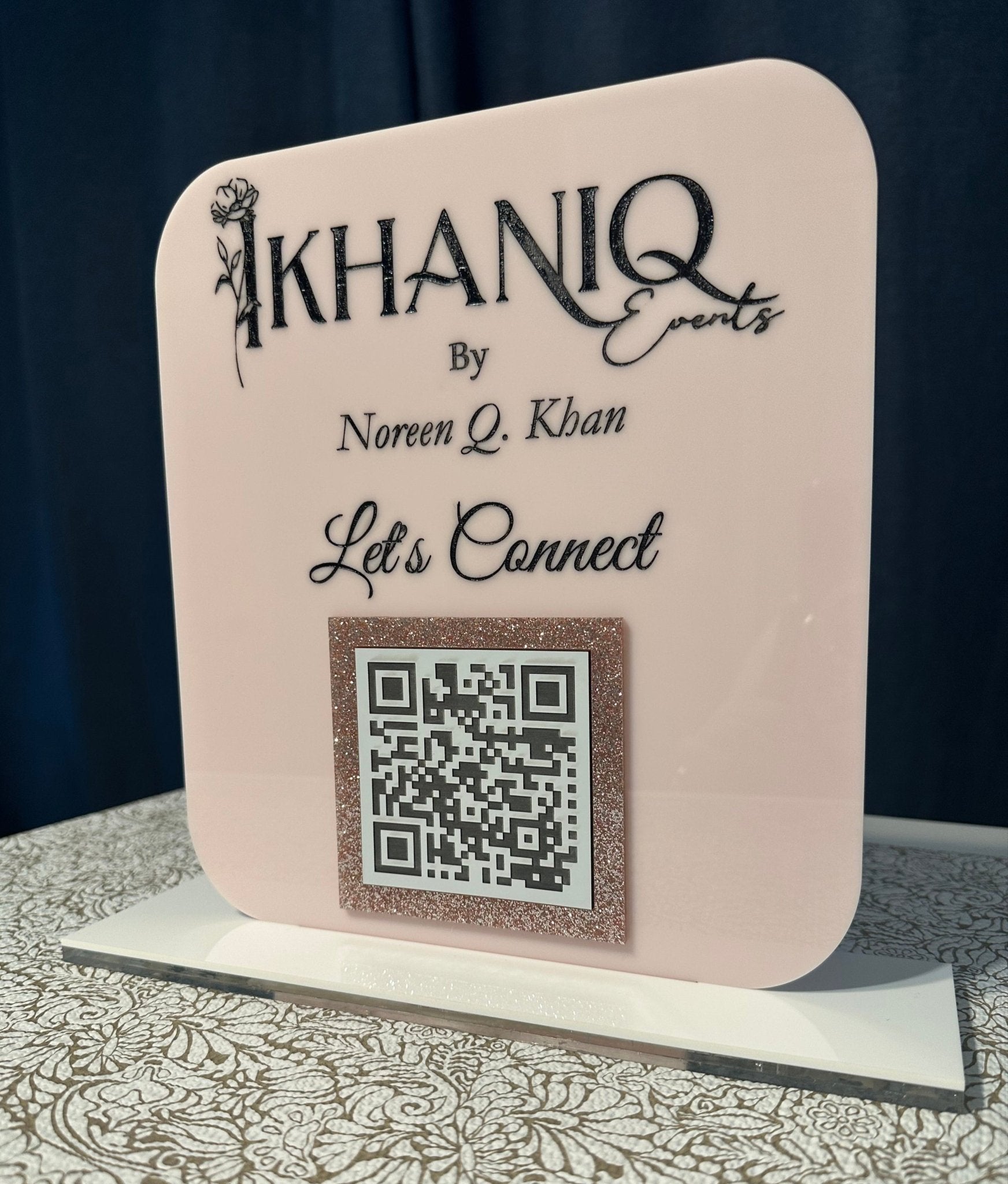 Custom QR Code Acrylic Signs - Kunooz Gallery - 