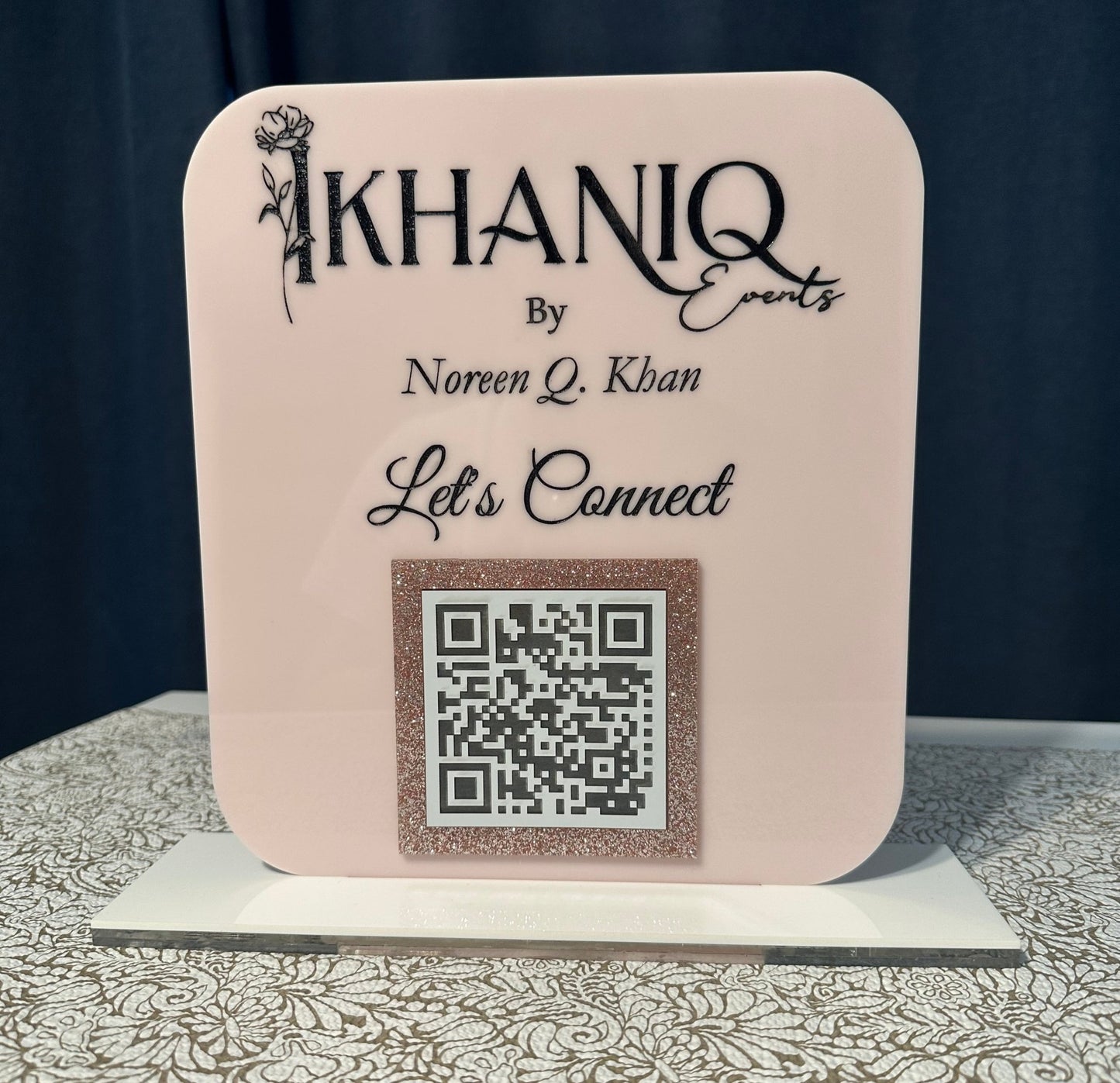 Custom QR Code Acrylic Signs - Kunooz Gallery - 
