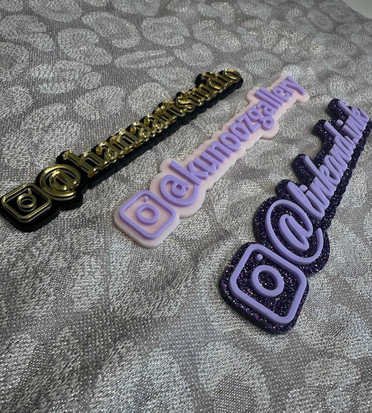 Custom Social Media Handle Tags – Business Watermark Signs - Kunooz Gallery -
