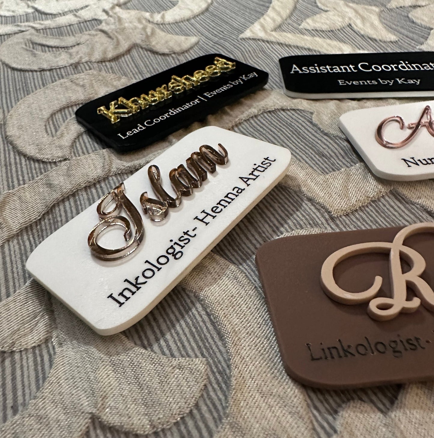 Magnetic Acrylic Name Tags - Kunooz Gallery -