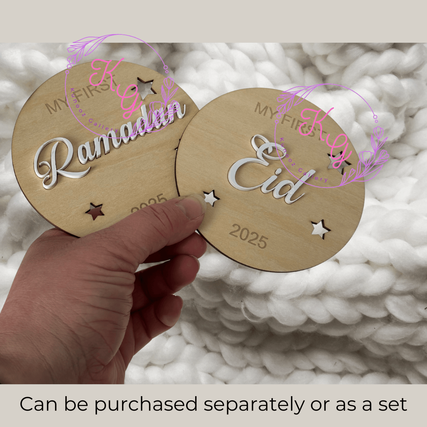 My First Ramadan My First Eid Baby Plaque - Kunooz Gallery - 