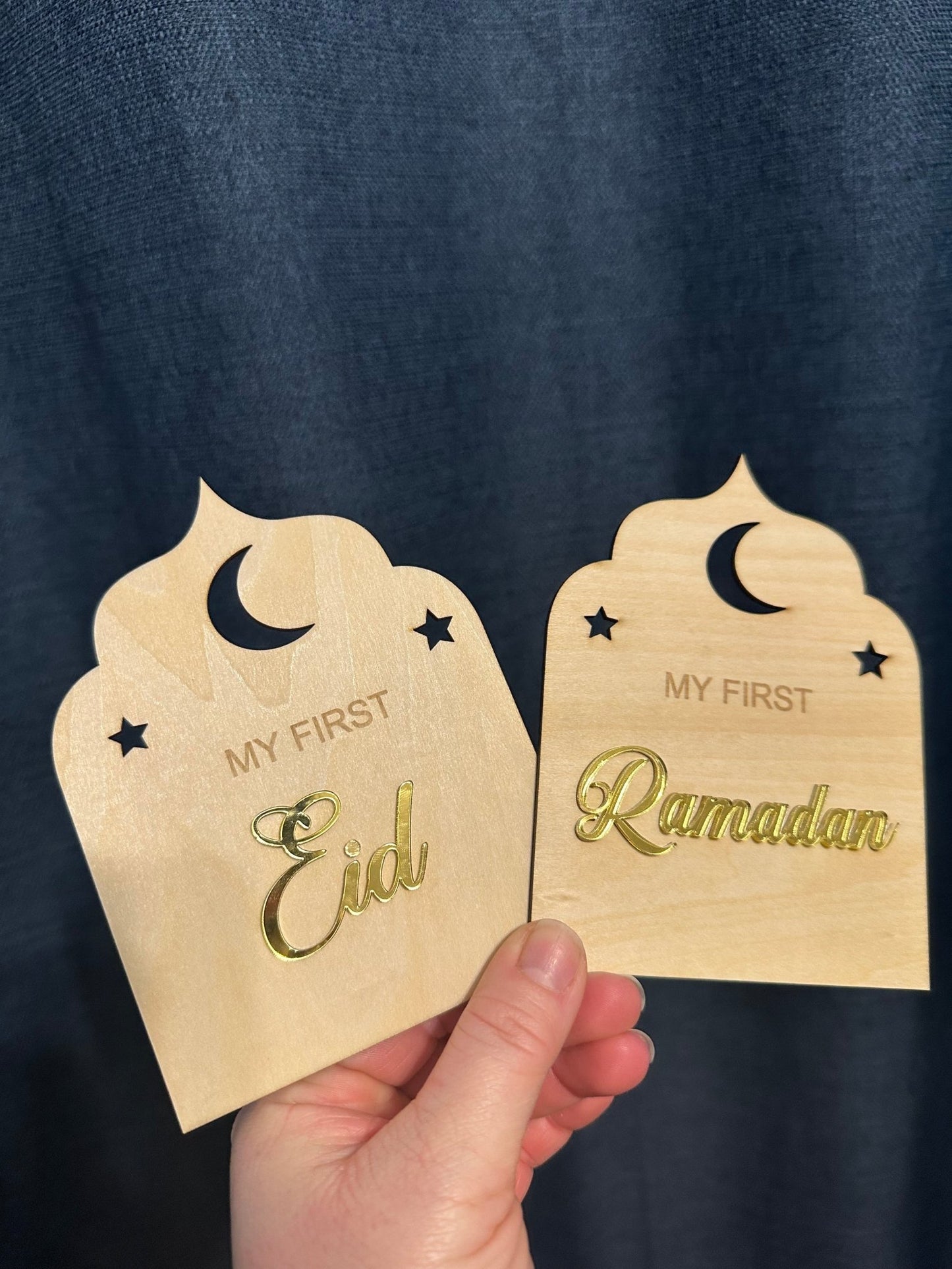 My First Ramadan My First Eid Baby Plaque - Kunooz Gallery - 