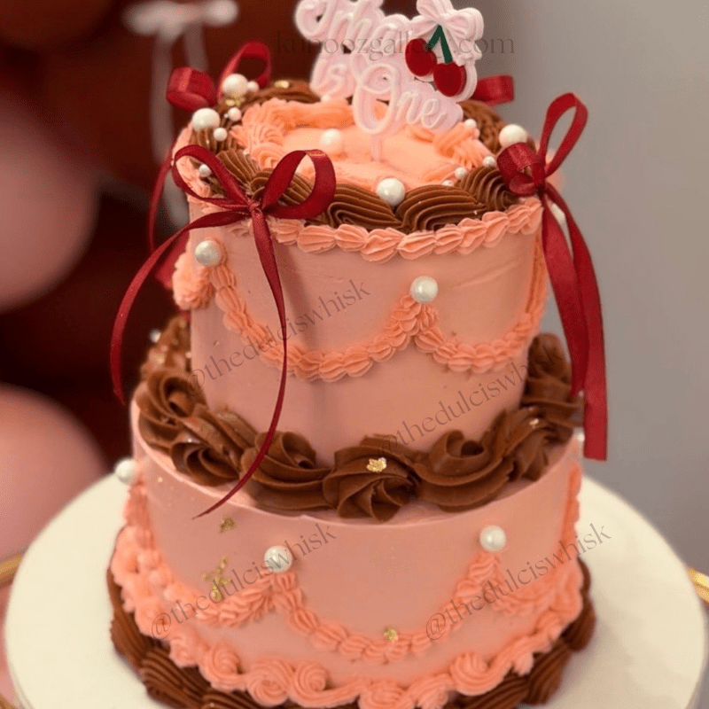 Personalized Double Layer Acrylic Cake Topper - Kunooz Gallery -
