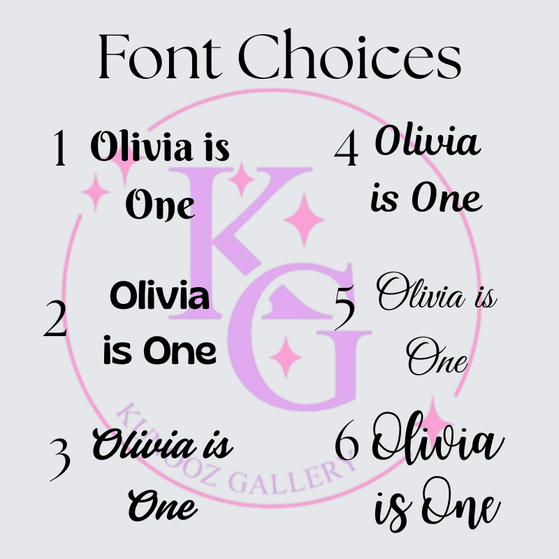 Personalized Double Layer Acrylic Cake Topper - Kunooz Gallery -
