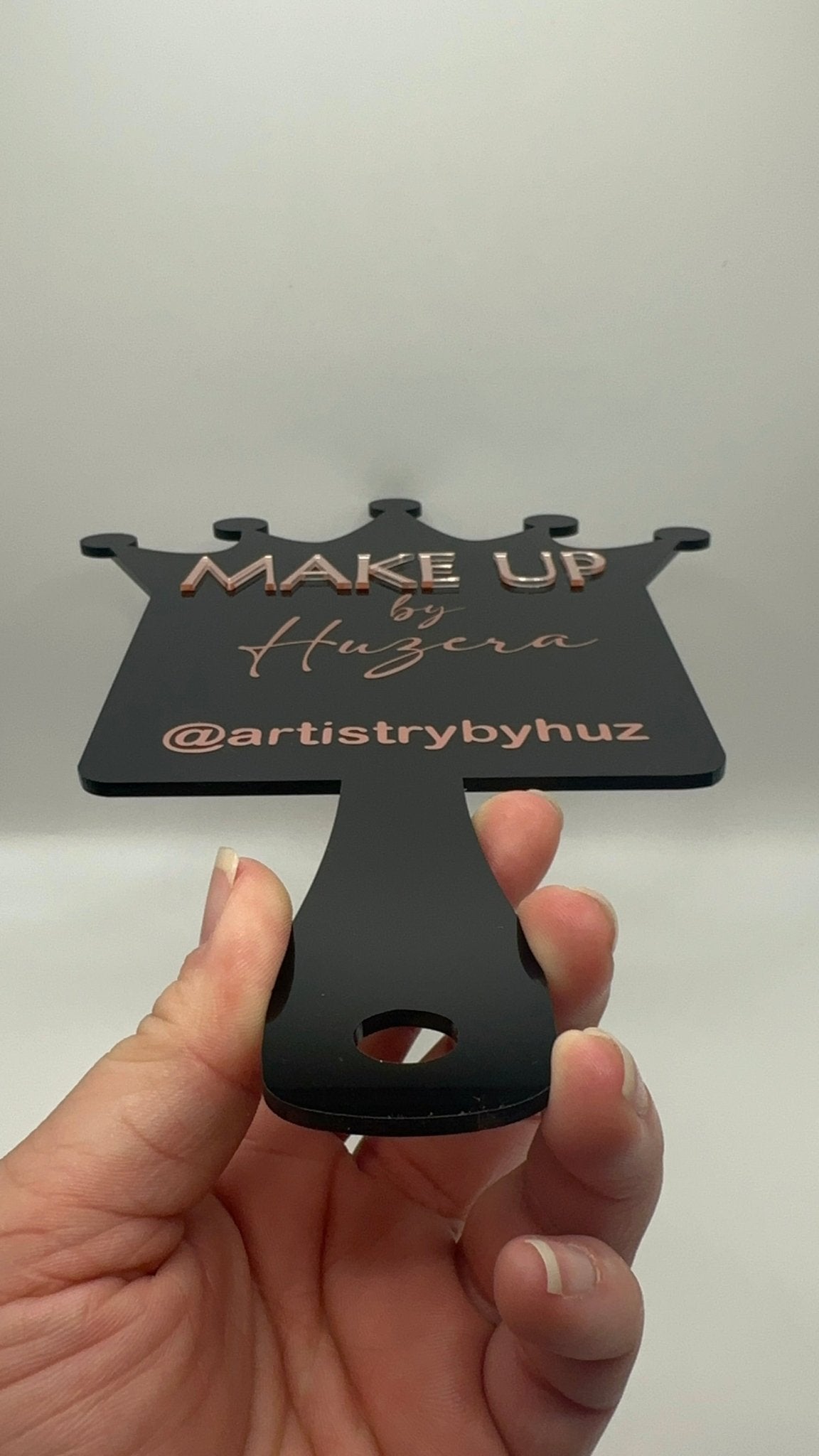 Personalized Makeup Handheld Mirror - Kunooz Gallery - 