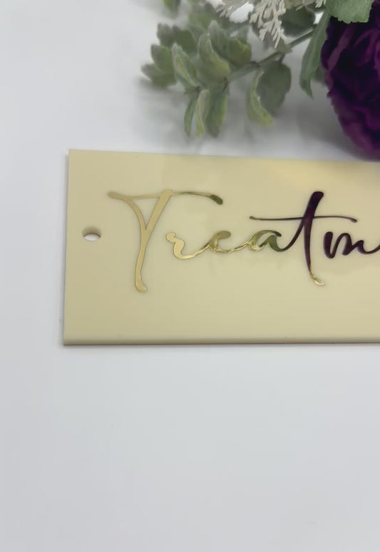 Treatment Room Door Sign