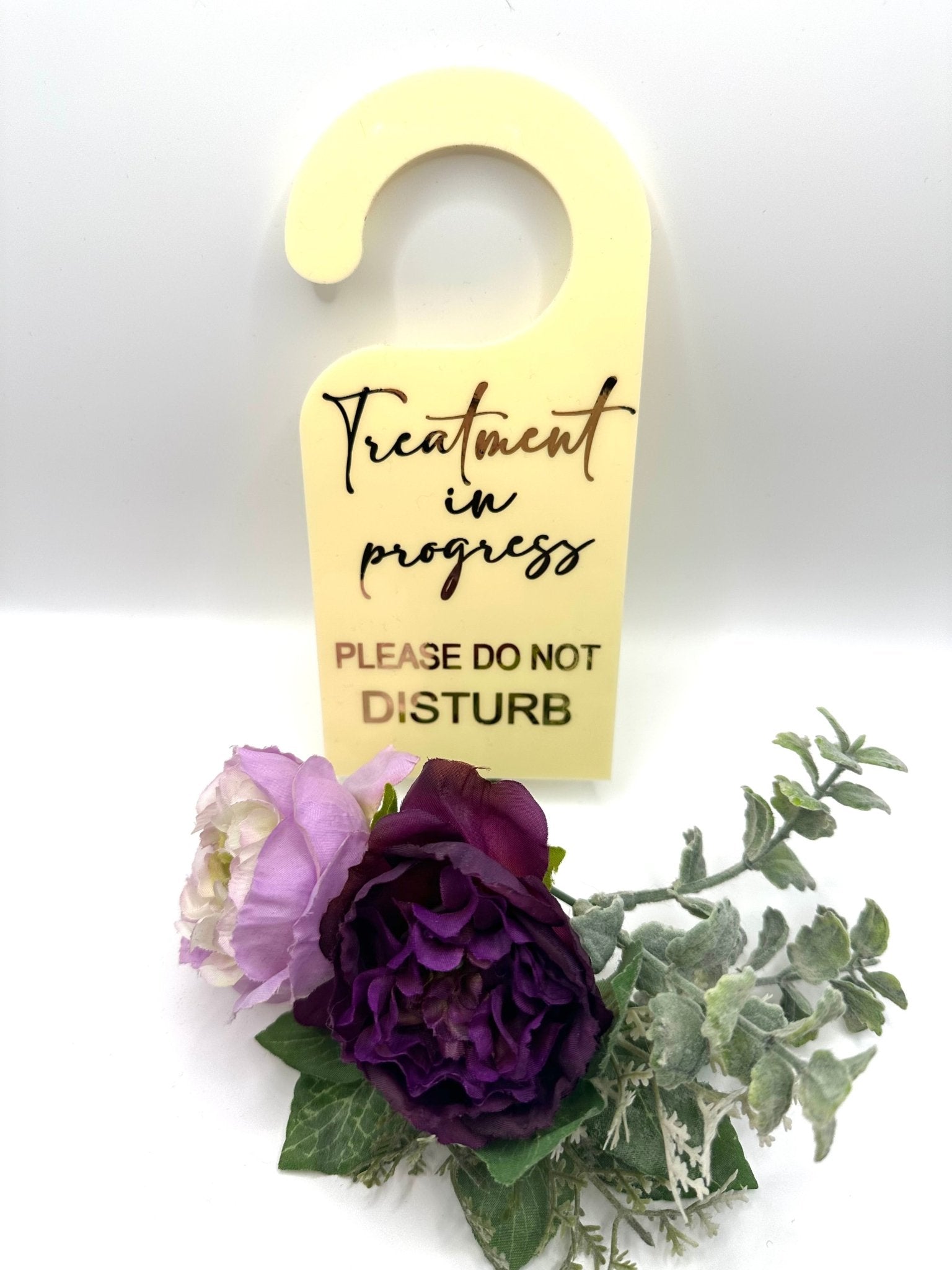 Salon Spa Treatment in Progress Door Sign - Kunooz Gallery - 