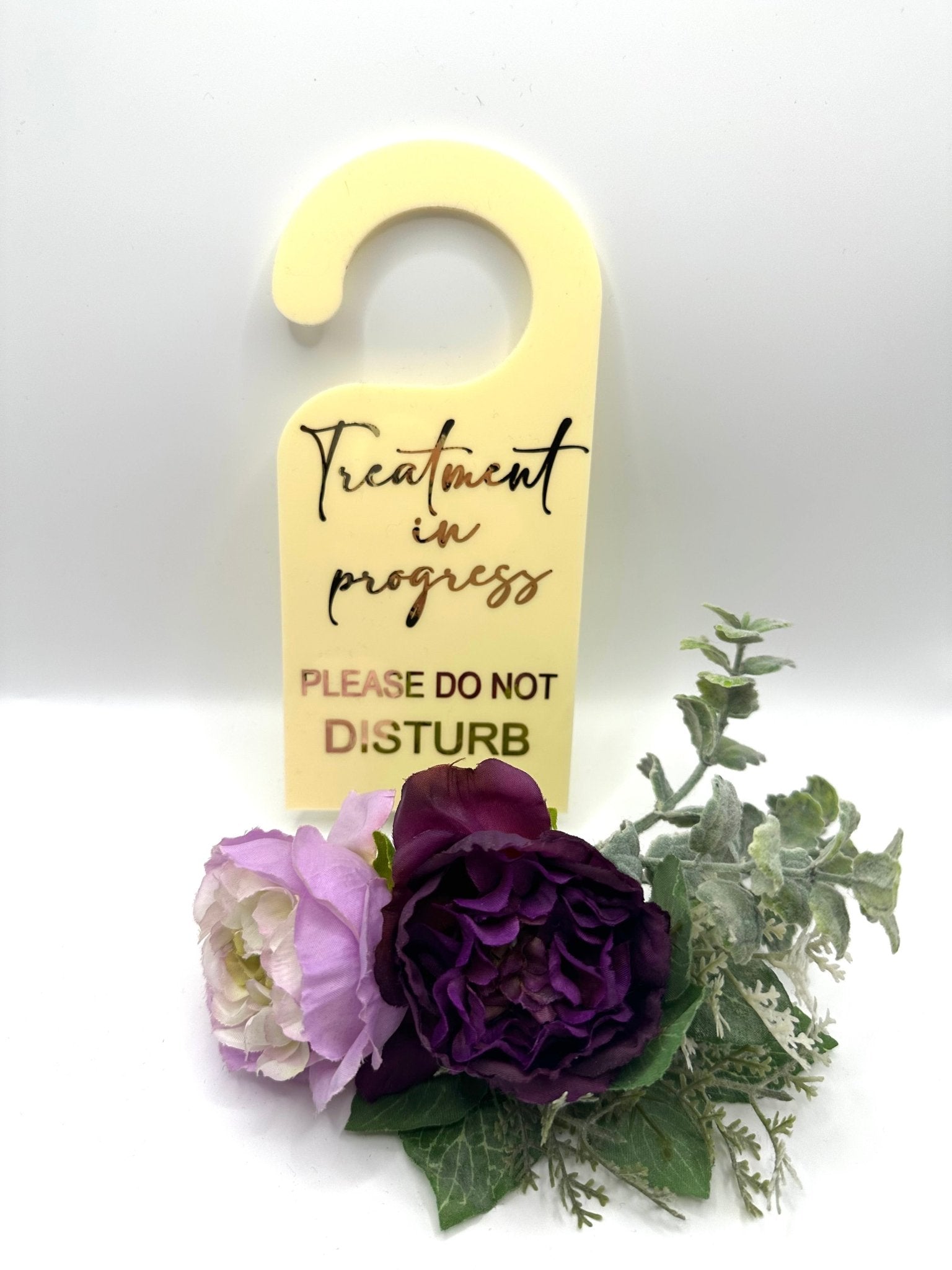 Salon Spa Treatment in Progress Door Sign - Kunooz Gallery - 