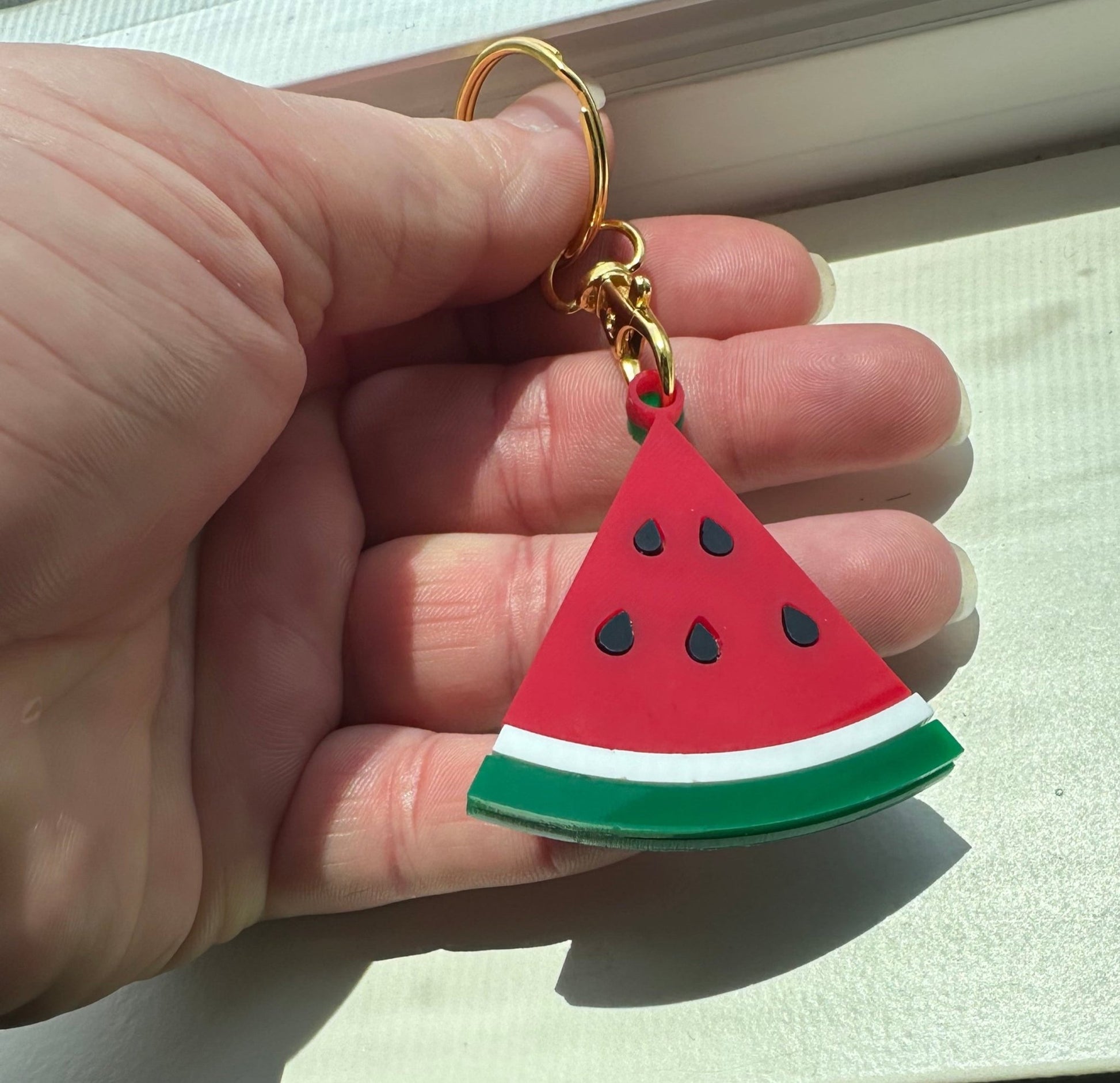 Watermelon Shape Smart NFC Keychain For Social Media - Kunooz Gallery - NFC Keychains