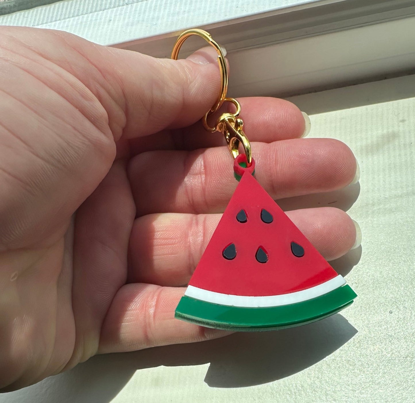 Watermelon Shape Smart NFC Keychain For Social Media - Kunooz Gallery - NFC Keychains